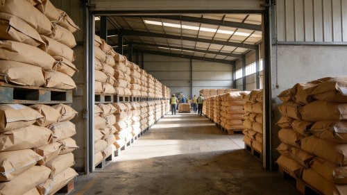 工厂装车精细氢氧化铝粉末原料