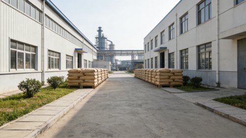 高白超细氢氧化铝产品装车现场