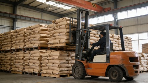 高纯度氢氧化铝产品装车出厂物流全过程