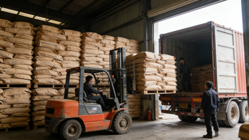 氢氧化铝化学性质及应用工厂装车现场