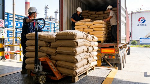 工业用氢氧化铝超细微粉工厂装车现场阻燃填料微粉批量发货