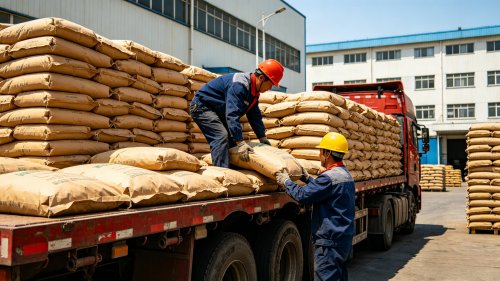 氢氧化铝造纸助剂填料级粉末工厂厂区装车粒径3至8微米白度95%用于文化纸装饰纸替代钛白粉