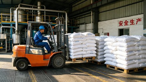 山东超细氢氧化铝市价产品码垛