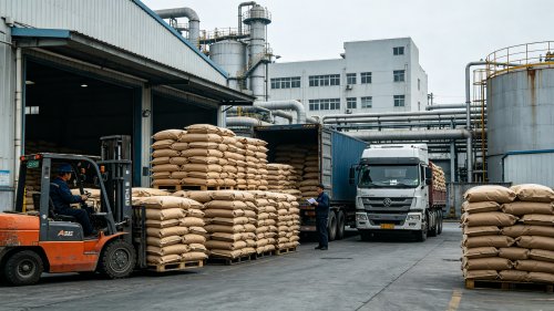 氢氧化铝生产工厂厂区实景